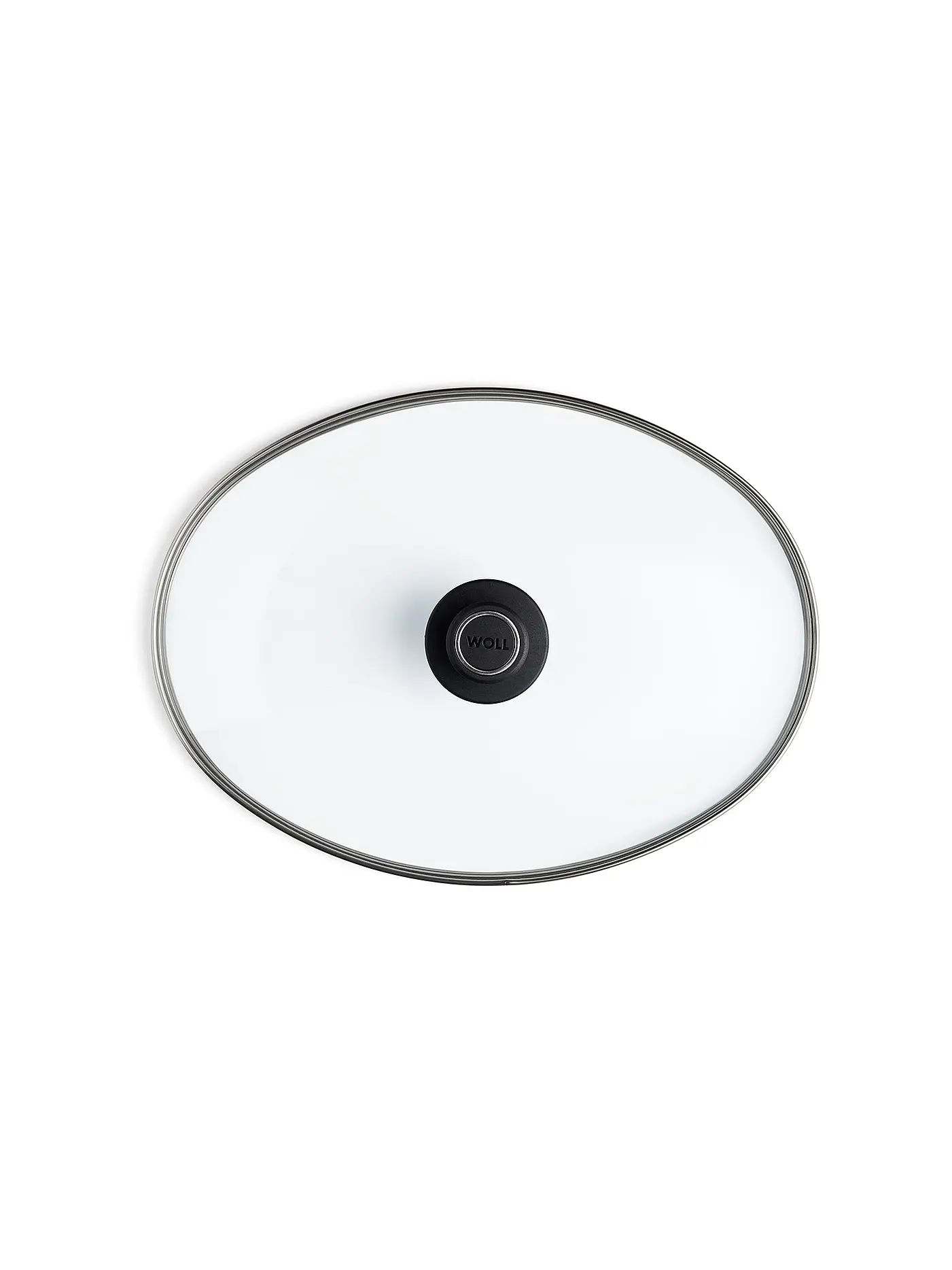 WOLL | Sicherheitsglasdeckel Oval 38x28cm Glas | 